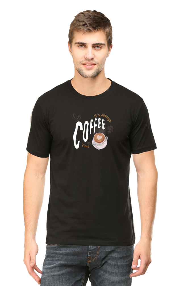 Coffee Time Half Sleeve Tshirt