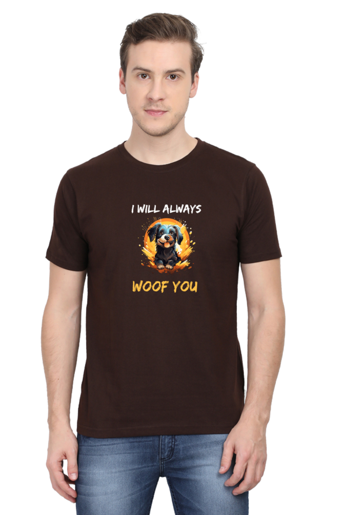 I Will Always Woof You Half Sleeve Tshirt