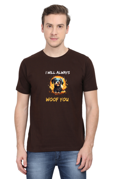 I Will Always Woof You Half Sleeve Tshirt