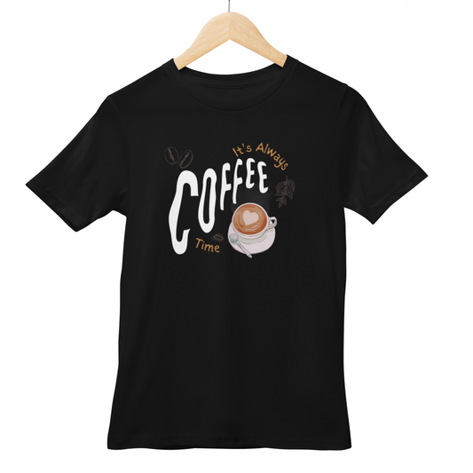 Coffee Time Half Sleeve Tshirt