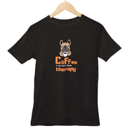 Coffee is cheaper than Therapy Half Sleeve Tshirt