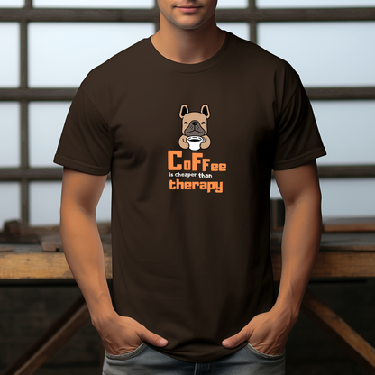 Coffee is cheaper than Therapy Half Sleeve Tshirt