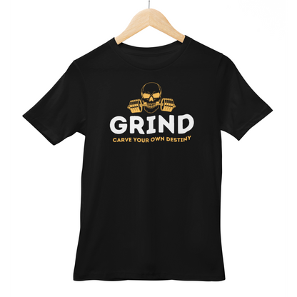 Grind Carve your Destiny Half Sleeve Tshirt