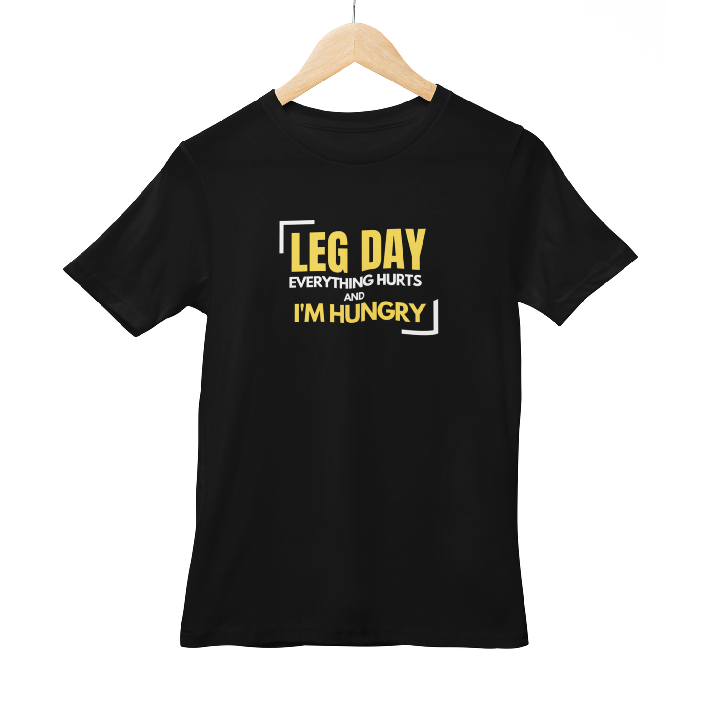 Leg Day I'm Hungry Half Sleeve Tshirt