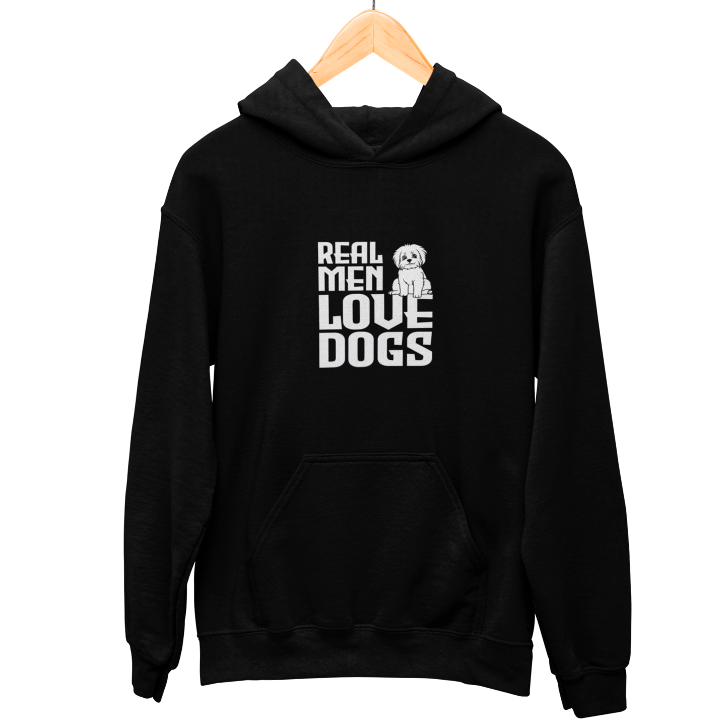 Real Men Love Dogs Hooded Sweatshirt