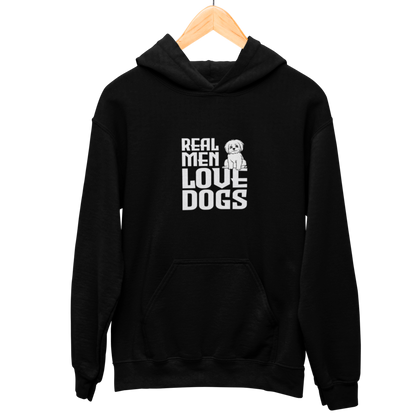 Real Men Love Dogs Hooded Sweatshirt