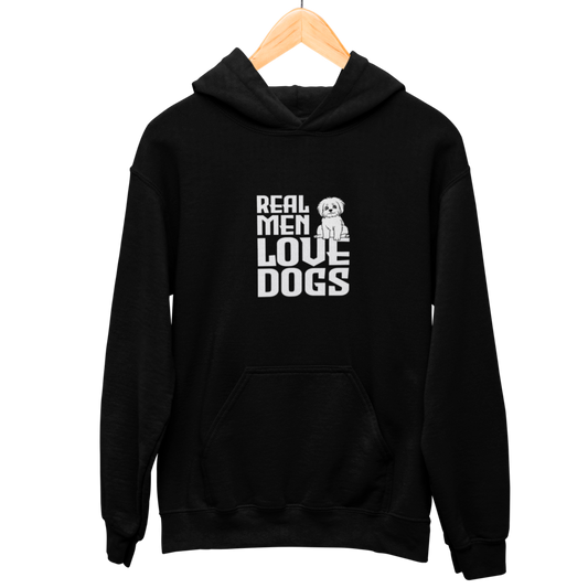 Real Men Love Dogs Hooded Sweatshirt