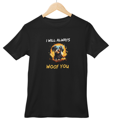 I Will Always Woof You Half Sleeve Tshirt