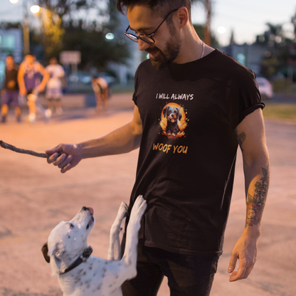 I Will Always Woof You Half Sleeve Tshirt