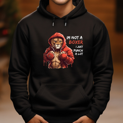 I'm Not A Boxer Hooded Sweatshirt