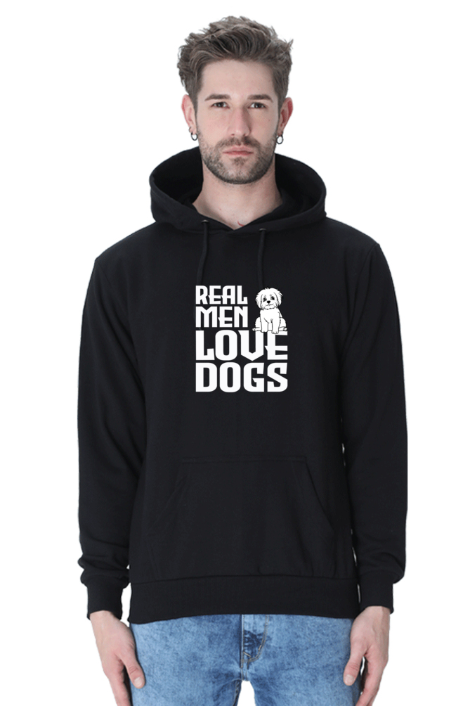 Real Men Love Dogs Hooded Sweatshirt