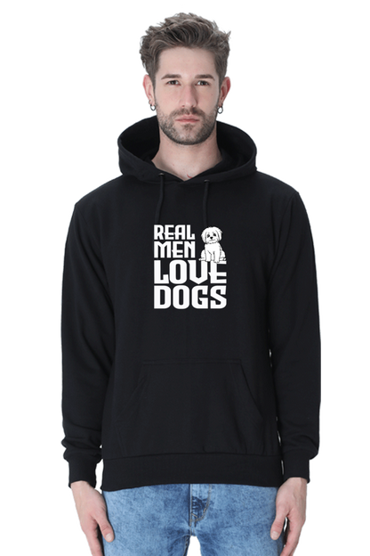 Real Men Love Dogs Hooded Sweatshirt