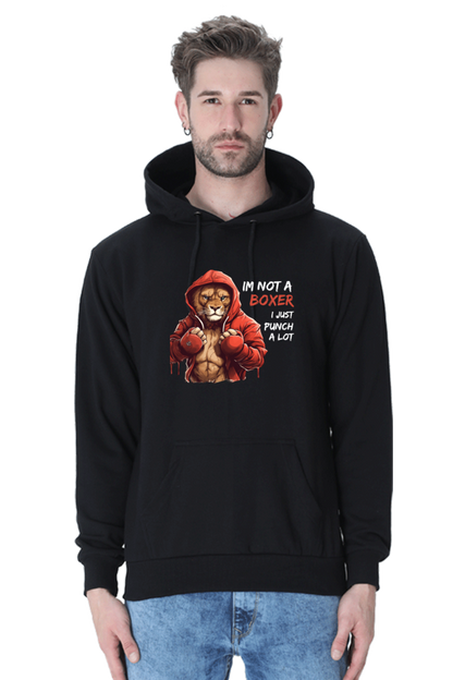 I'm Not A Boxer Hooded Sweatshirt